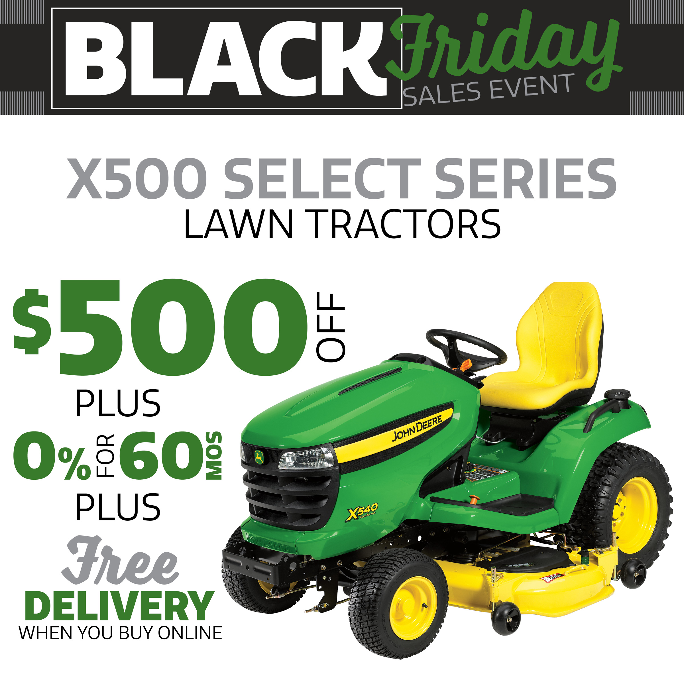 Riding mower 2024 black friday